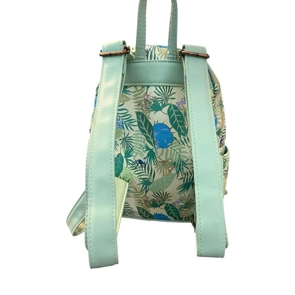 Loungefly Disney A Bug’s Life Heimlich Leaf Print Mini Backpack Flik Hopper